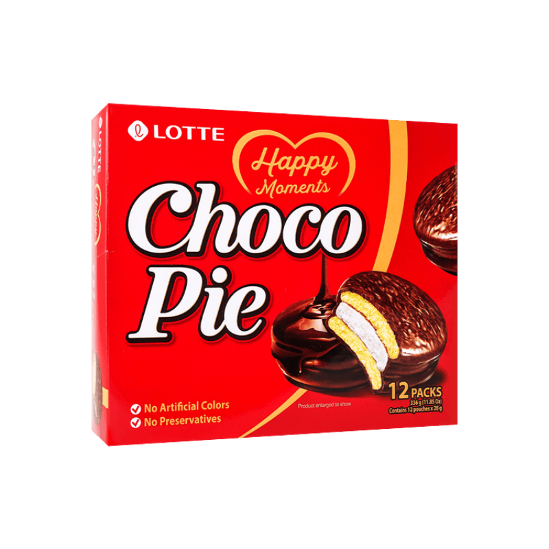 Lotte Choco Pie 12 Packs 11.85oz