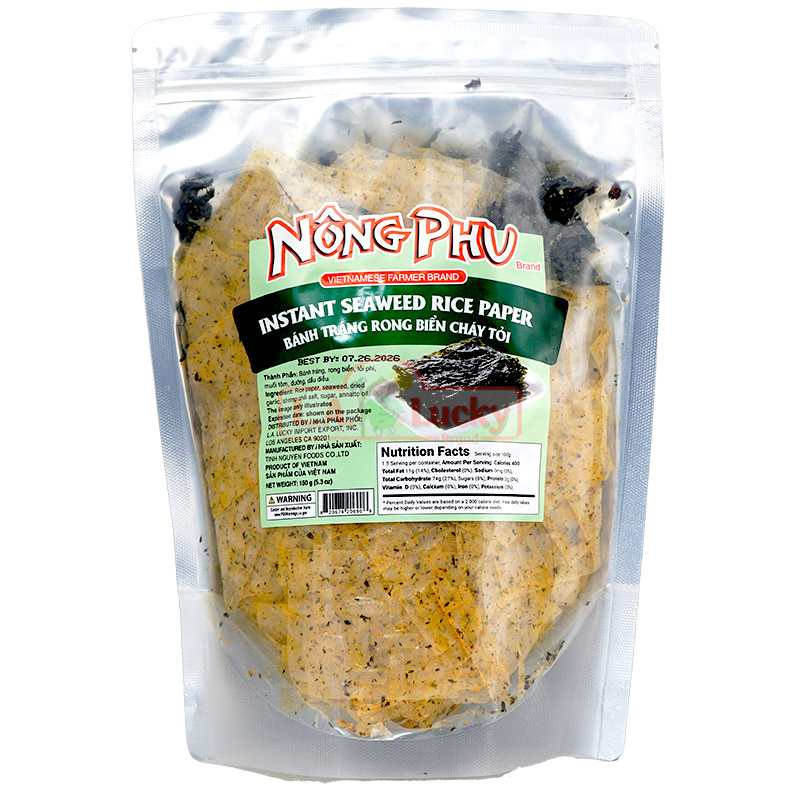 Nong Phu Instant Seaweed Rice Paper - 150g