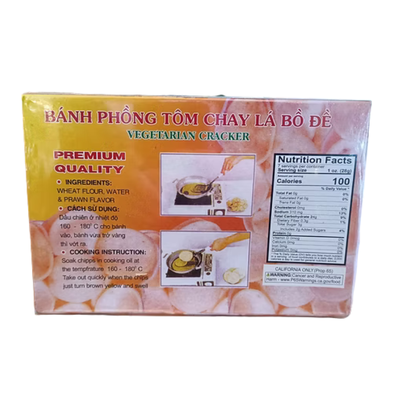 La Bo De Vegetarian Chips (Banh phong tom chay) - 7oz