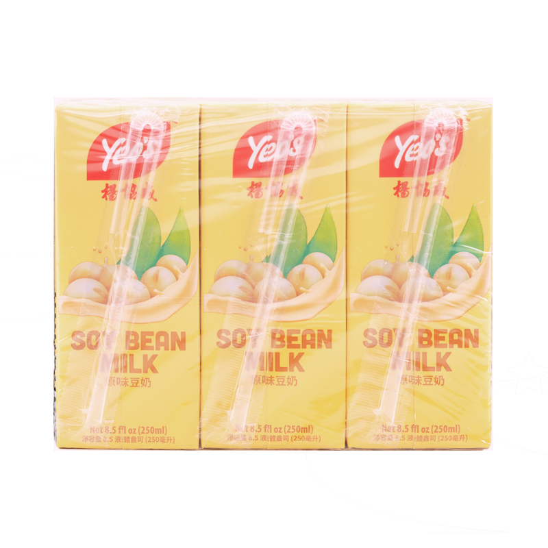 Yeo's Soy Bean Milk 250ml Pack of 6