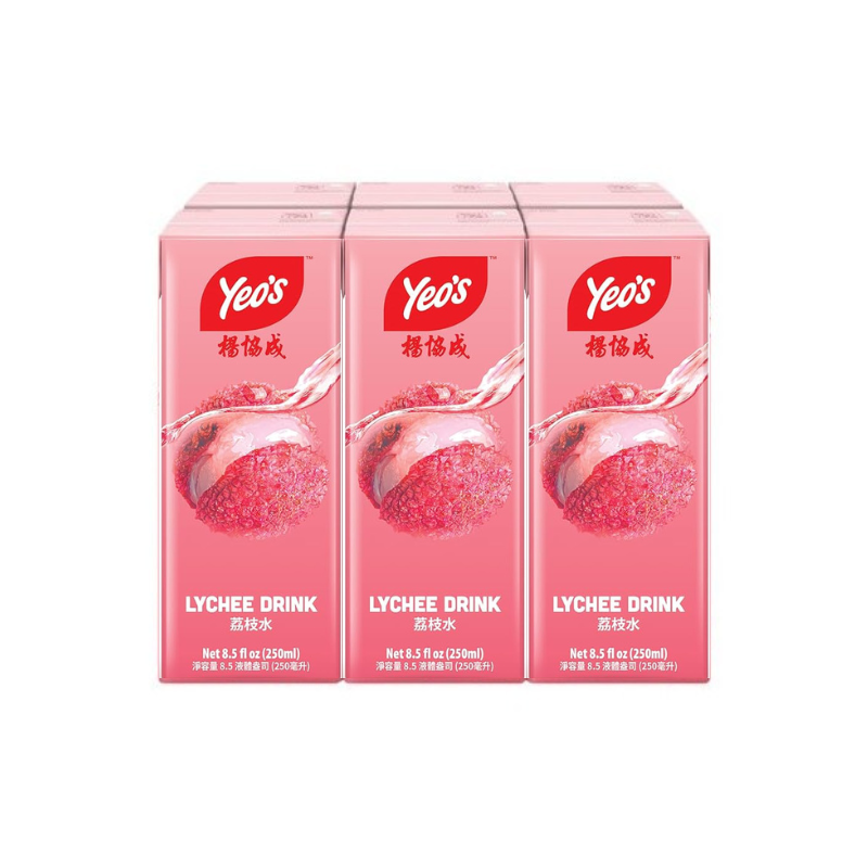 Yeo's Lychee Drink 250ml Pack of 6