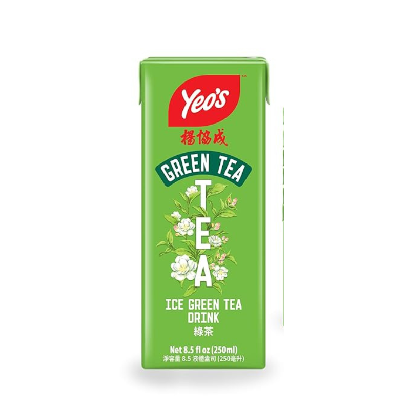 Yeo's Ice Green Tea Drink 250ml Pack of 6