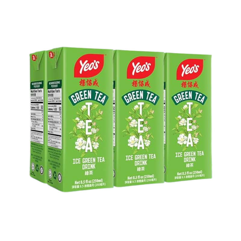 Yeo's Ice Green Tea Drink 250ml Pack of 6