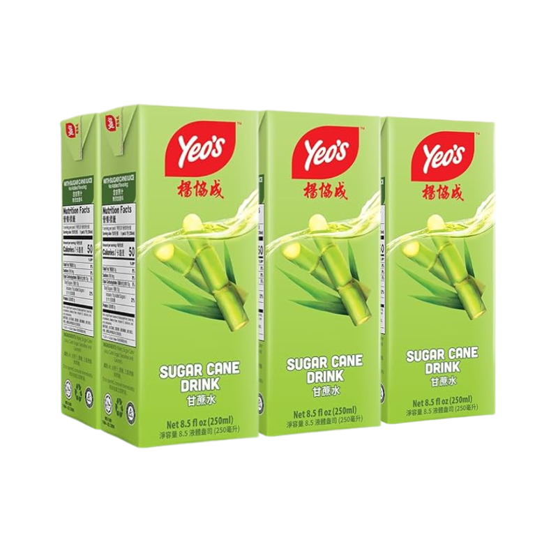 Yeo's Sugarcane Drink 250ml Pack of 6