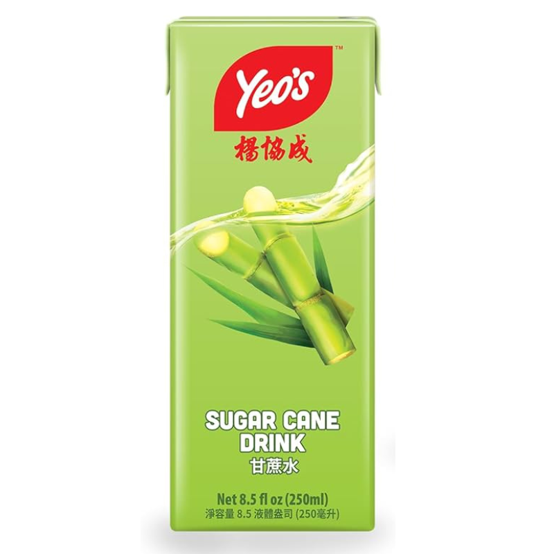 Yeo's Sugarcane Drink 250ml Pack of 6