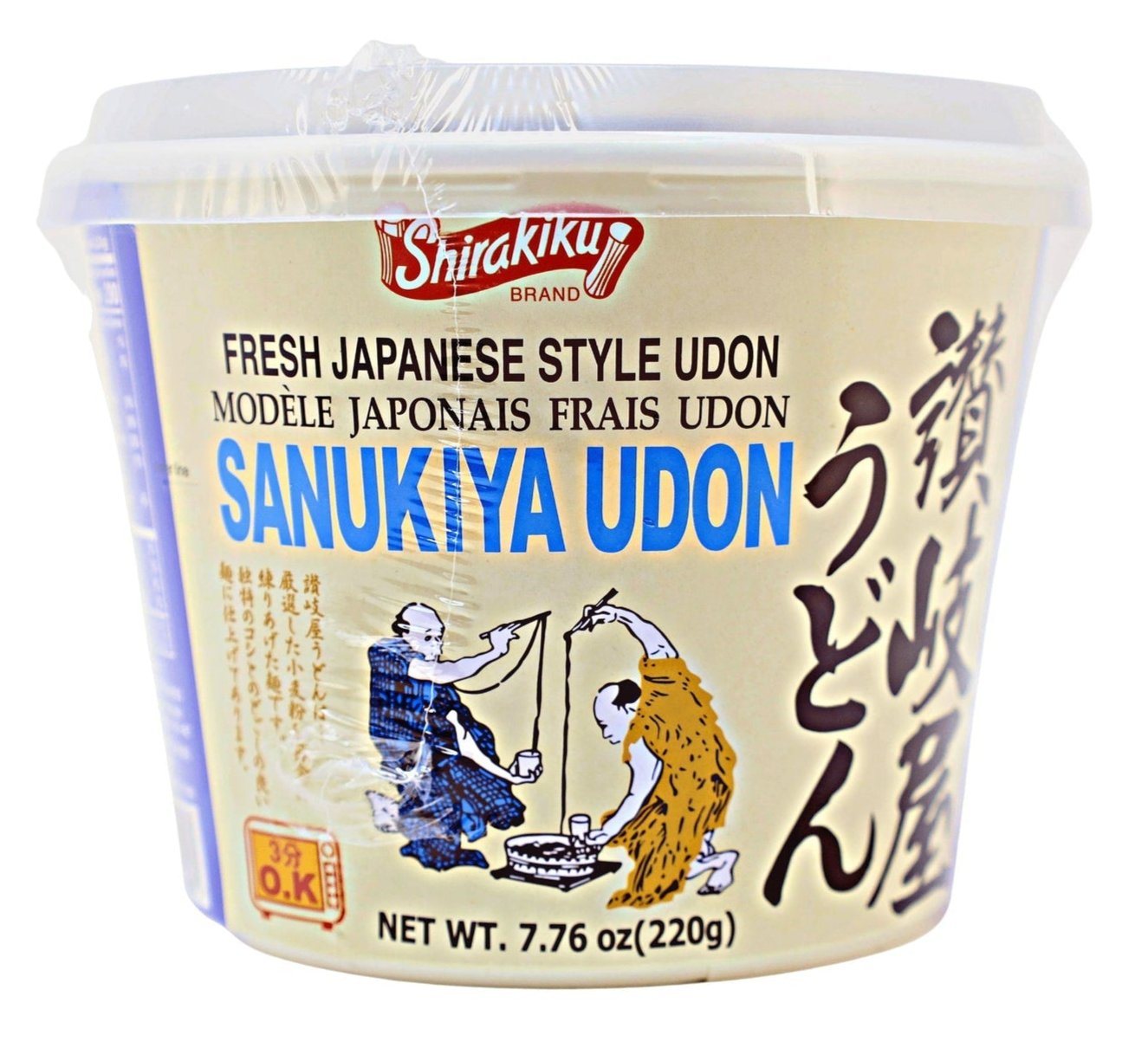 Shirakiku Sanukiya Udon Noodles Original 7.76oz