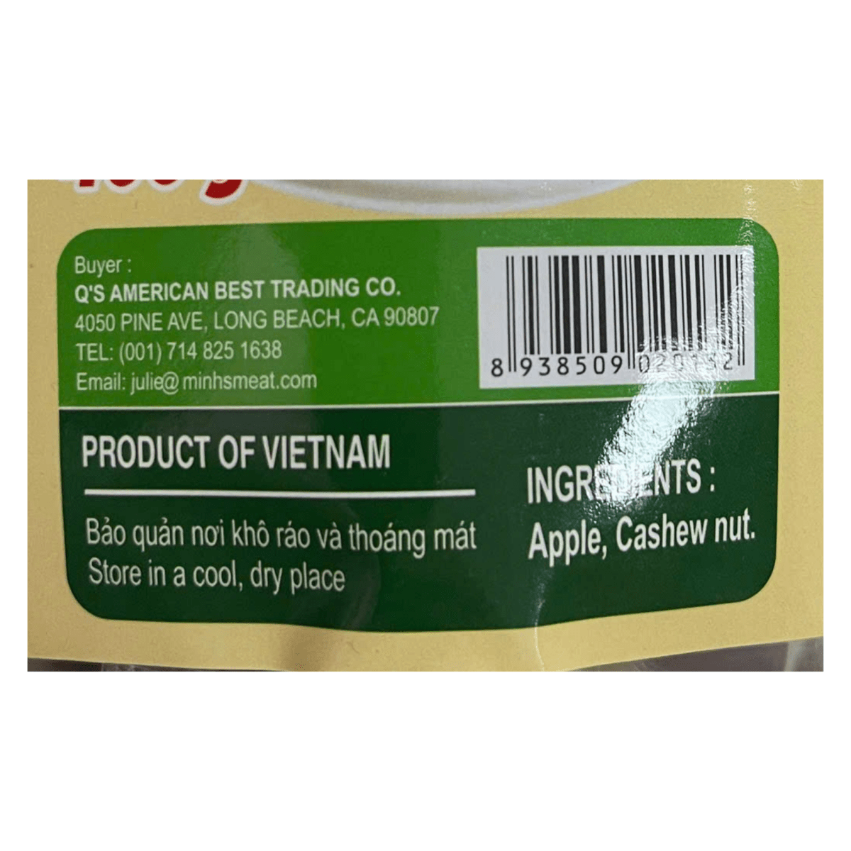 AB Brand Red Apple With Cashew Nut 14oz - A&E Foodstore