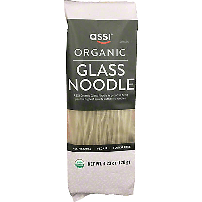 Assi Organic Glass Noodles 120g - A&E Foodstore