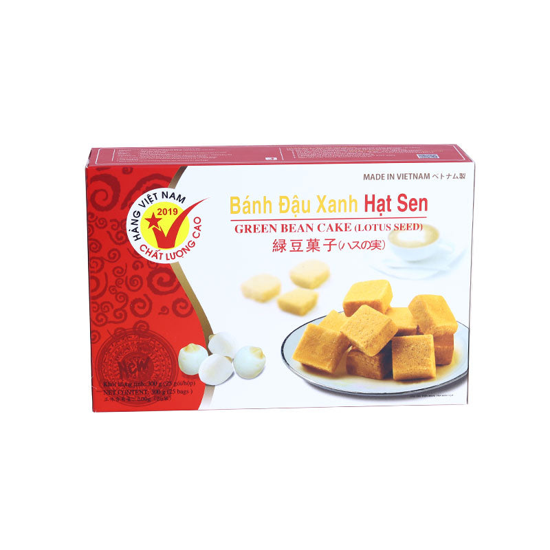 Minh Ngoc Green Bean And Lotus Seed Cake 10.58oz