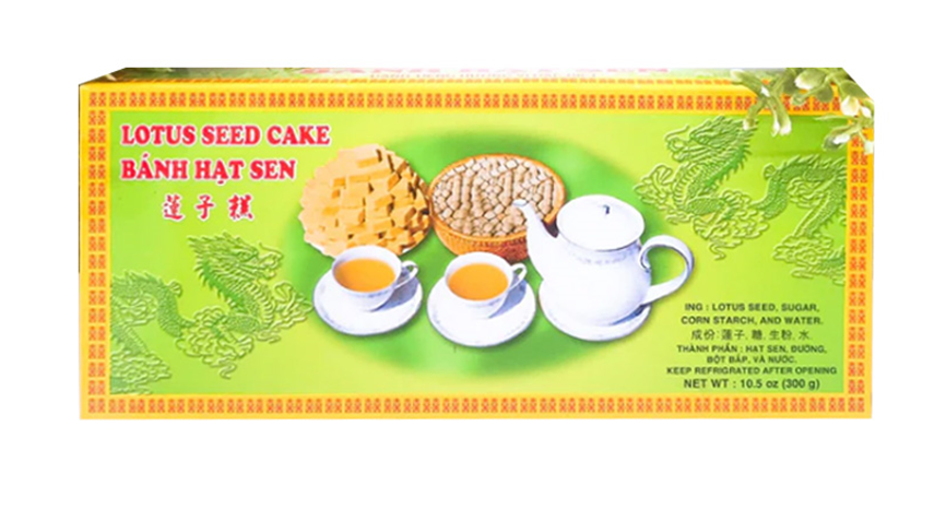 bao hien rong vang lotus seed cake 300g - A&E Foodstore