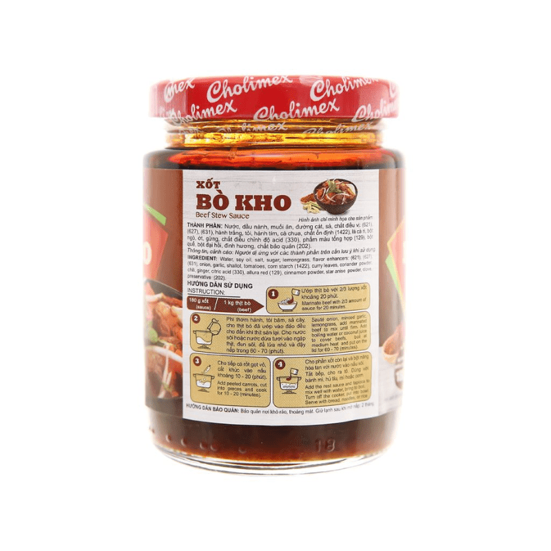 Cholimex Braised Beef Sauce 180g - A&E Foodstore