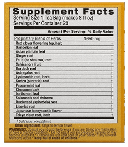 Detox Herbal Tea 20 bags 33g - A&E Foodstore