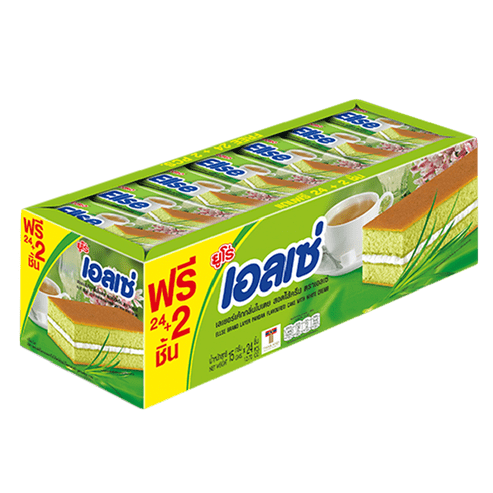 Ellse Pandan Flavor Layer Cake 12.7oz - A&E Foodstore