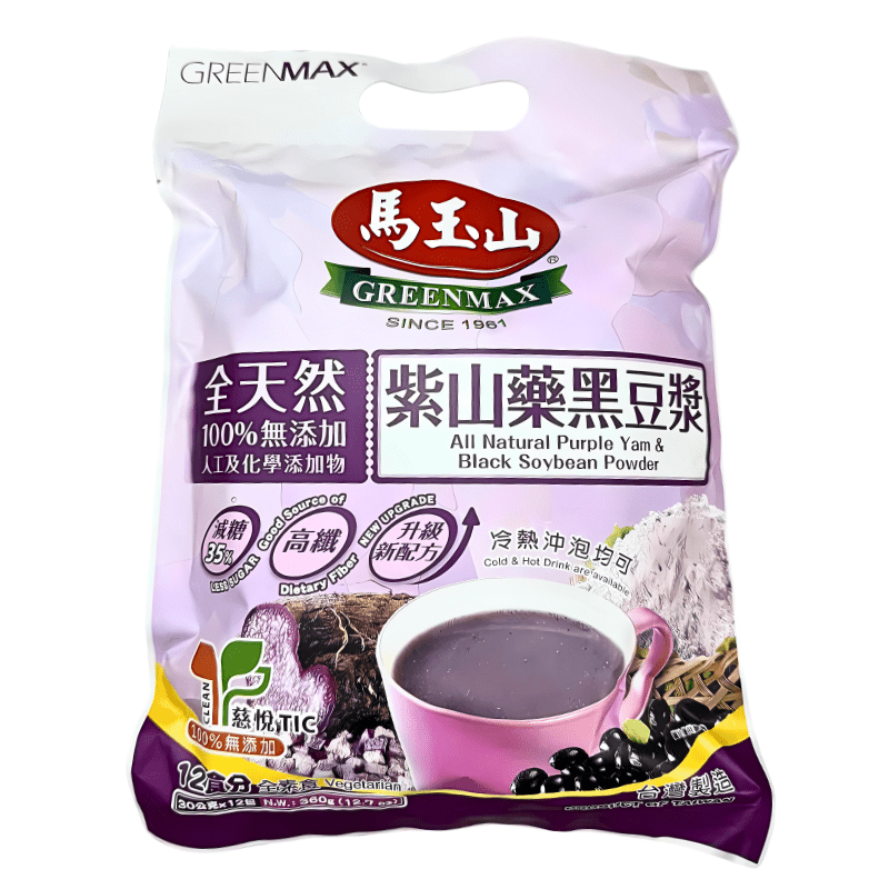 Greenmax Purple Yam & Black Soybean 360g – A&E Foodstore