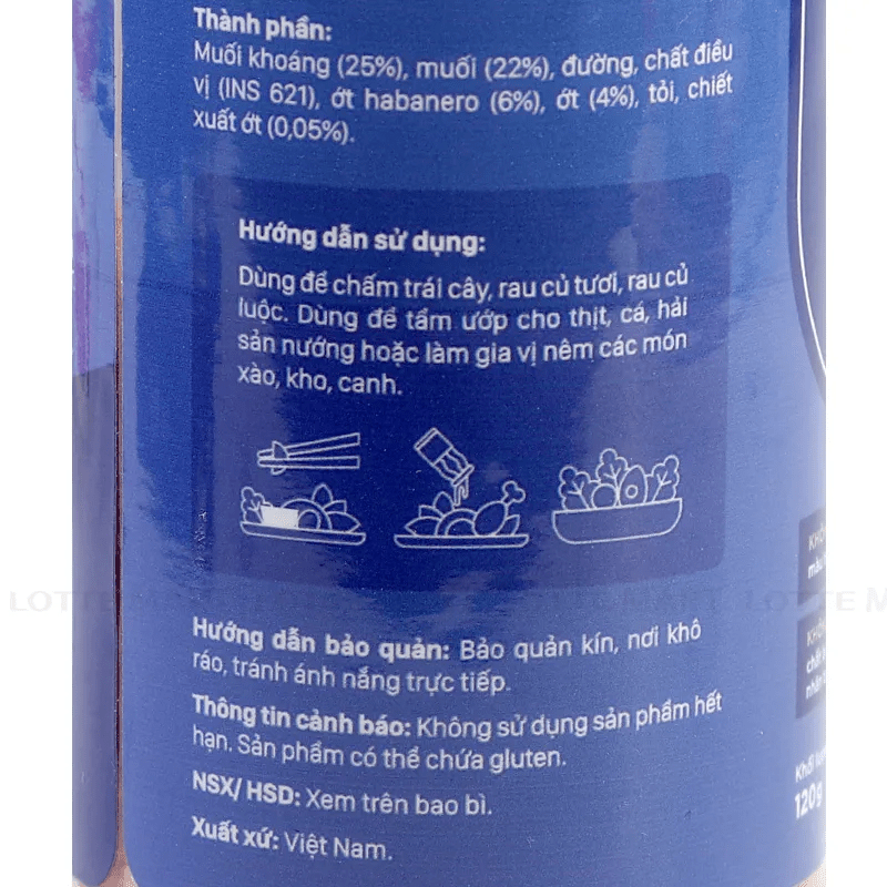 Gungon Habanero Chili Salt 120g - A&E Foodstore