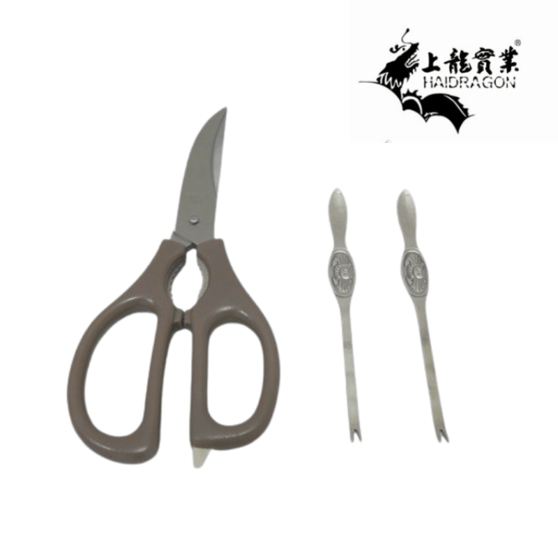 Haidragon TL - 1323 Crab Cracker and Picker Set - A&E Foodstore