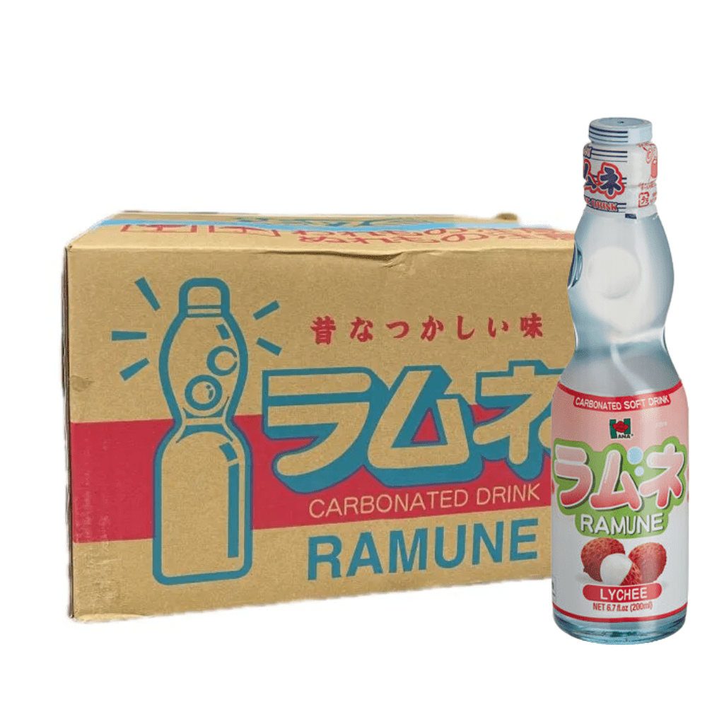 Hana Ramune Lychee Soda 6.7oz - A&E Foodstore