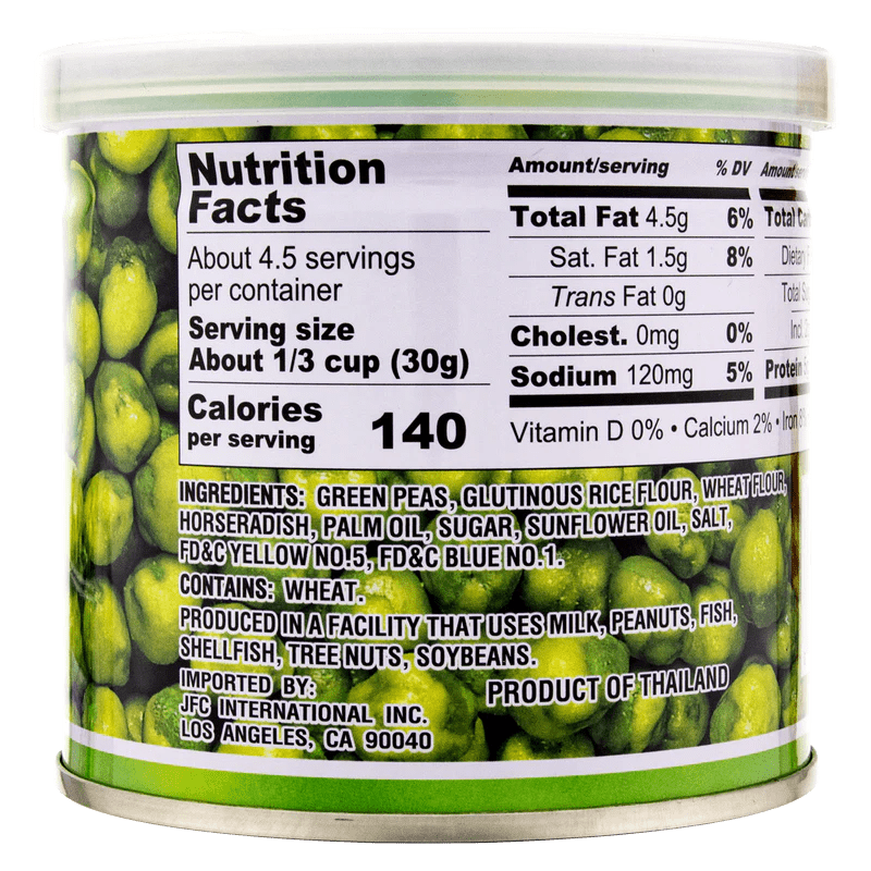 Hapi Snacks Hot Wasabi Flavored Peas 4.9 oz - A&E Foodstore