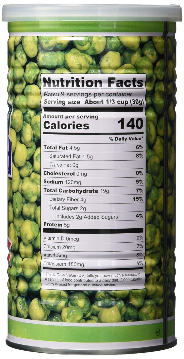 Hapi Snacks Hot Wasabi Flavored Peas 9.9 oz - A&E Foodstore