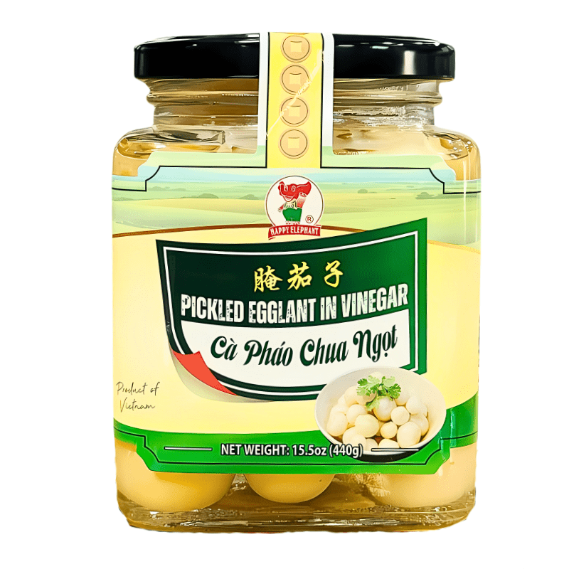 Happy Elephant Pickled Egglant In Vinegar 15.5oz - A&E Foodstore