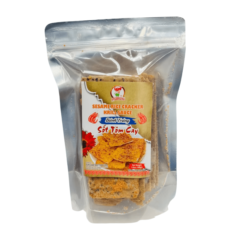 Happy Elephant Rice Cracker Krill Sauce - 5.6oz - A&E Foodstore