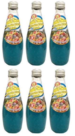 Honey Bee Basil Seed Mixed Fruit Drink 9.8oz - A&E Foodstore