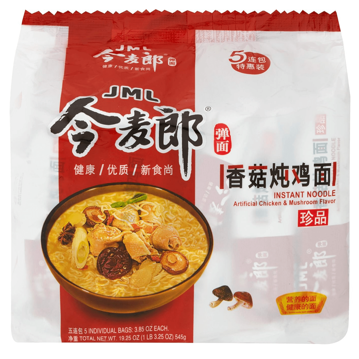 JML Instant Noodle Chicken & Mushroom Flavor 545g - A&E Foodstore