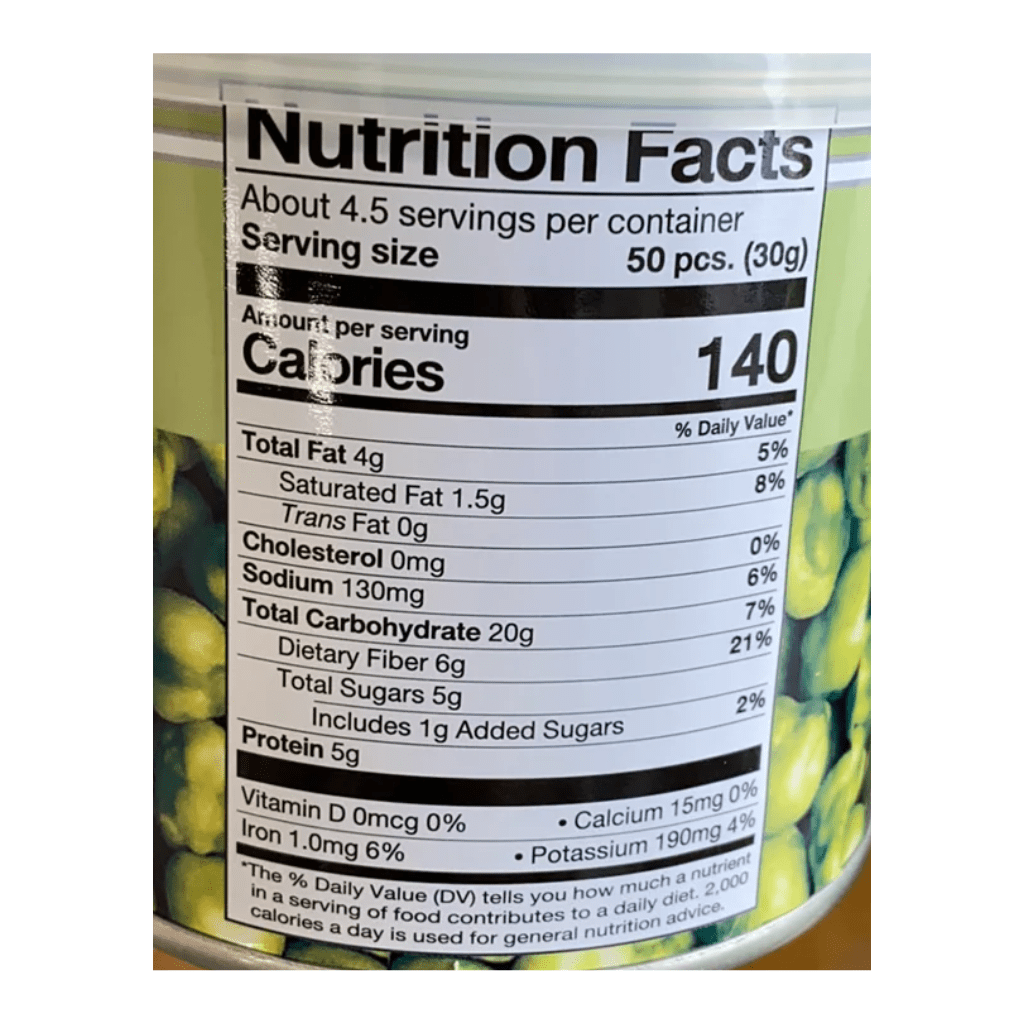 Kabuto Roasted Green Peas 4.9 oz - A&E Foodstore