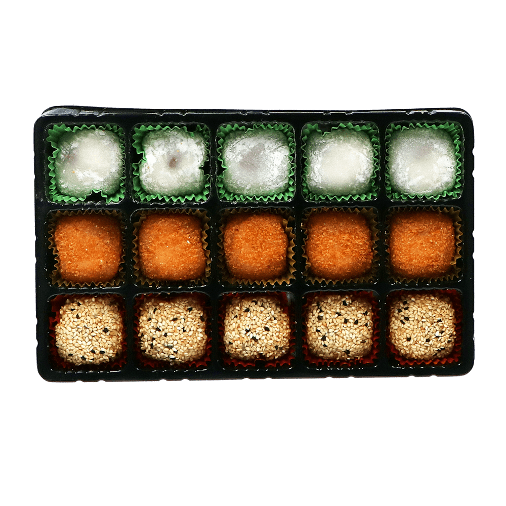 Kaoriya Mixed Mochi – Red Bean, Sesame, Peanut 450g - A&E Foodstore