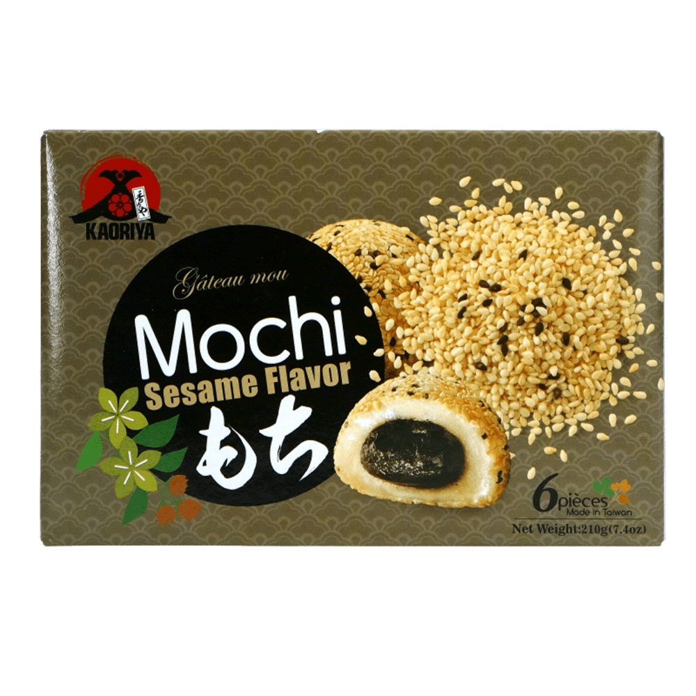 Kaoriya Mochi Sesame Flavor 210g – A&E Foodstore Kaoriya Mochi Sesame Flavor 210g – A&E Foodstore