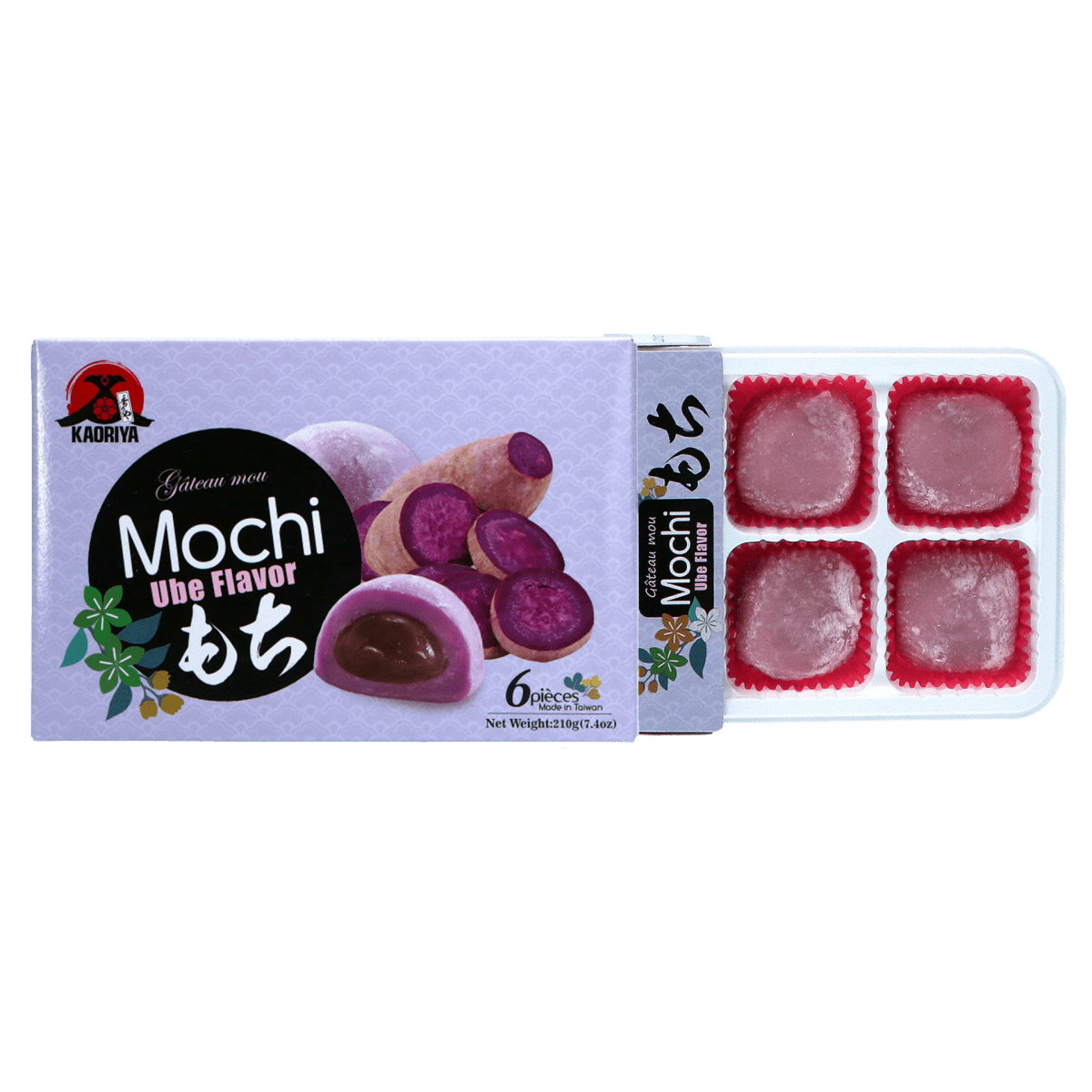 Kaoriya Ube Flavor Mochi Cake 210g - A&E Foodstore