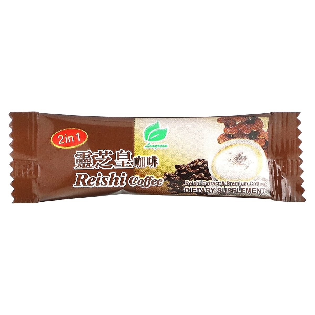 Longreen 2 In 1 Reishi Coffee 2.3oz - A&E Foodstore