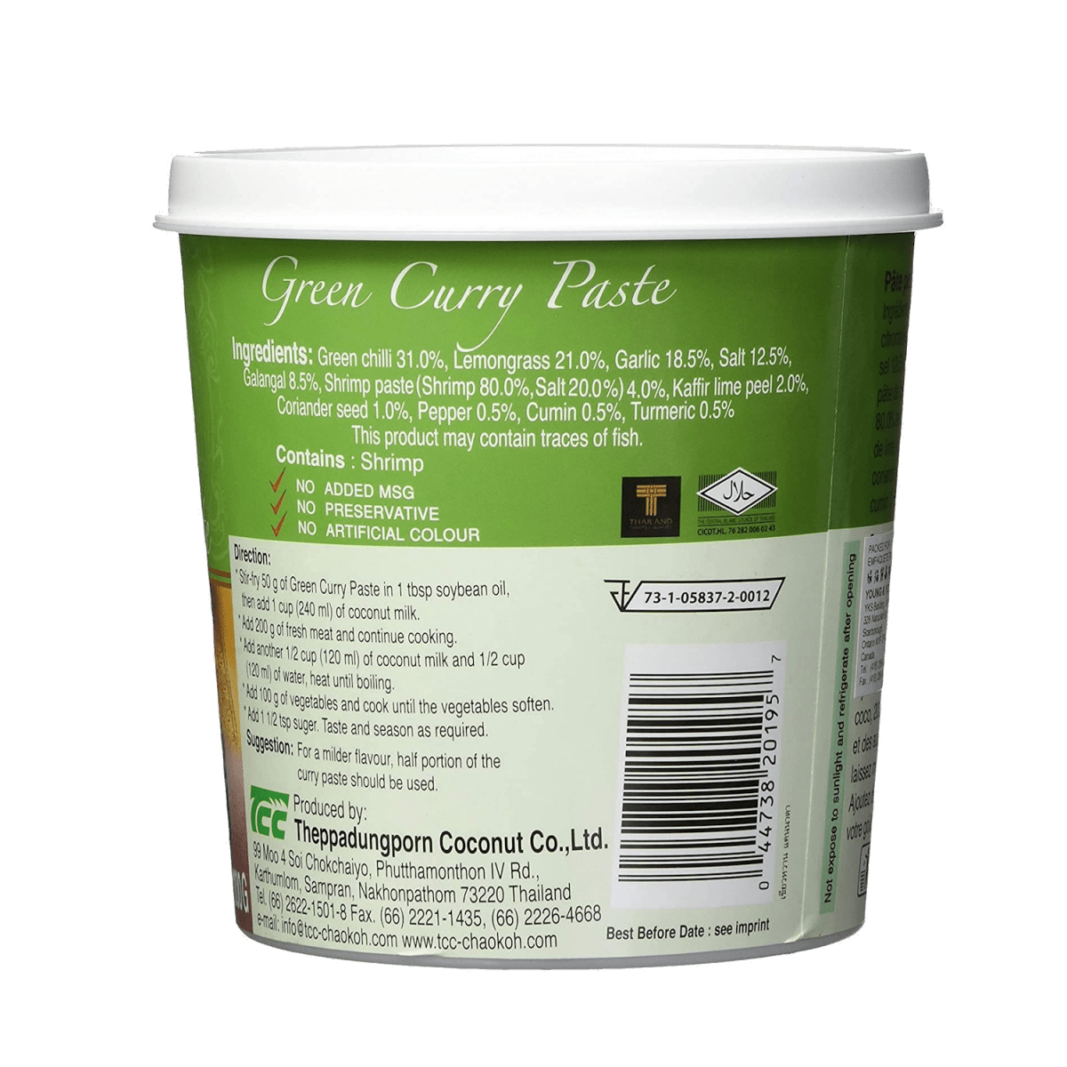 Mae Ploy Green Curry Paste 1000g - A&E Foodstore