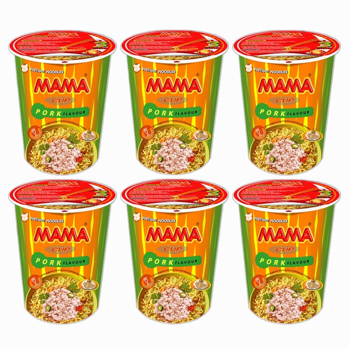Mama Pork Flavor Instant Cup Noodles 2.47oz - A&E Foodstore