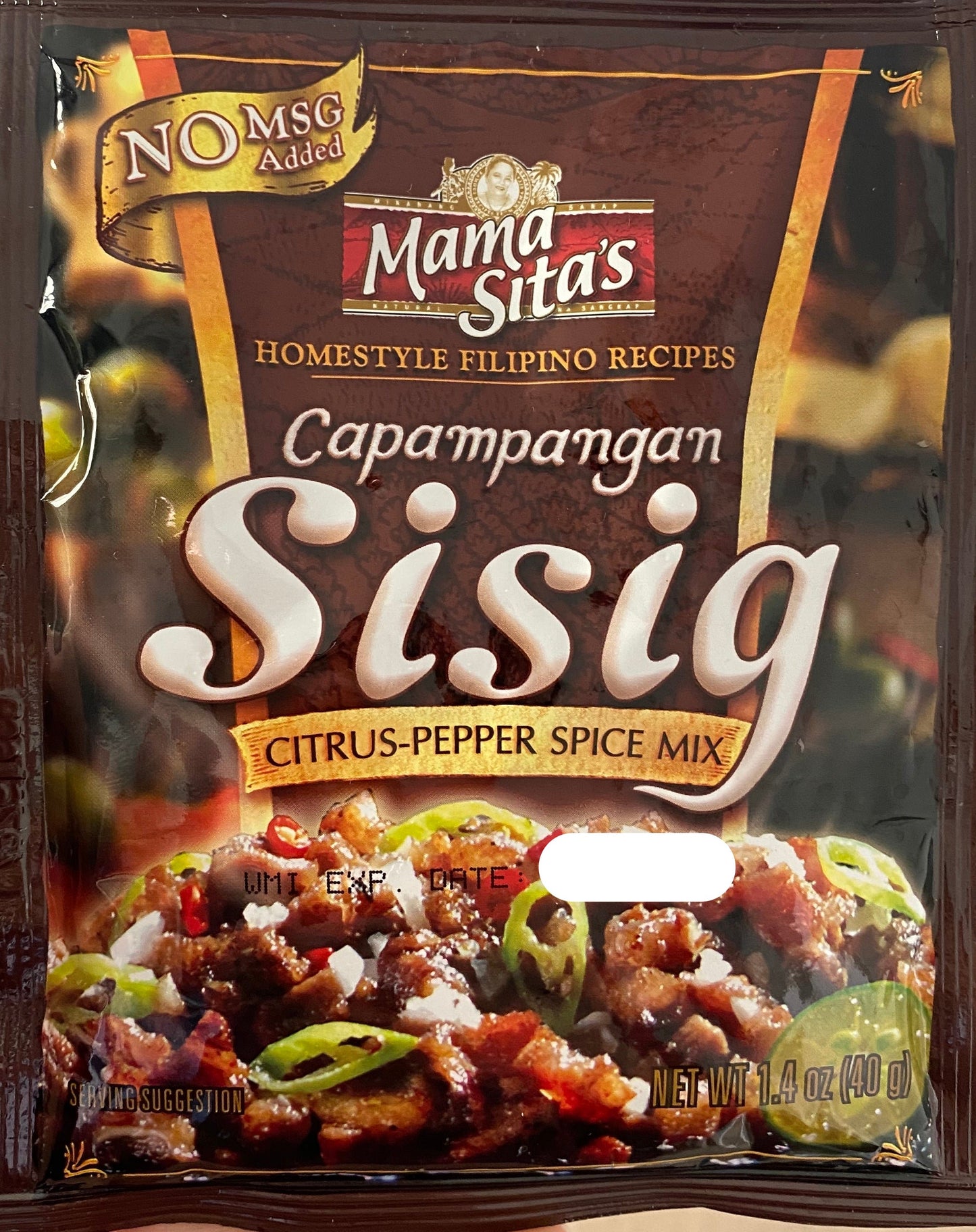Mama Sita's Capampangan Sisig (Citrus Pepper Spice) Mix 1.4oz