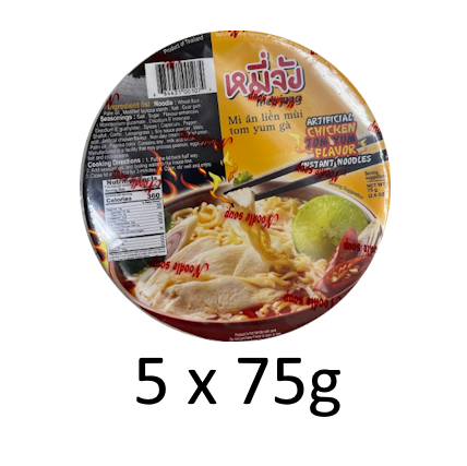 Namchow Mee Jang Noodle Spicy Chicken Tom Yum 75g - A&E Foodstore