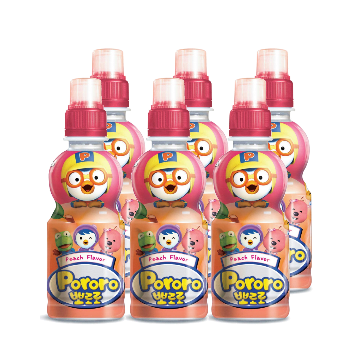 Paldo Fun & Yum Pororo Kids Peach Flavor Drink 7.95 oz - A&E Foodstore