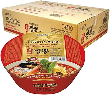 Paldo Jjamppong Seafood Noodle Bowl - A&E Foodstore