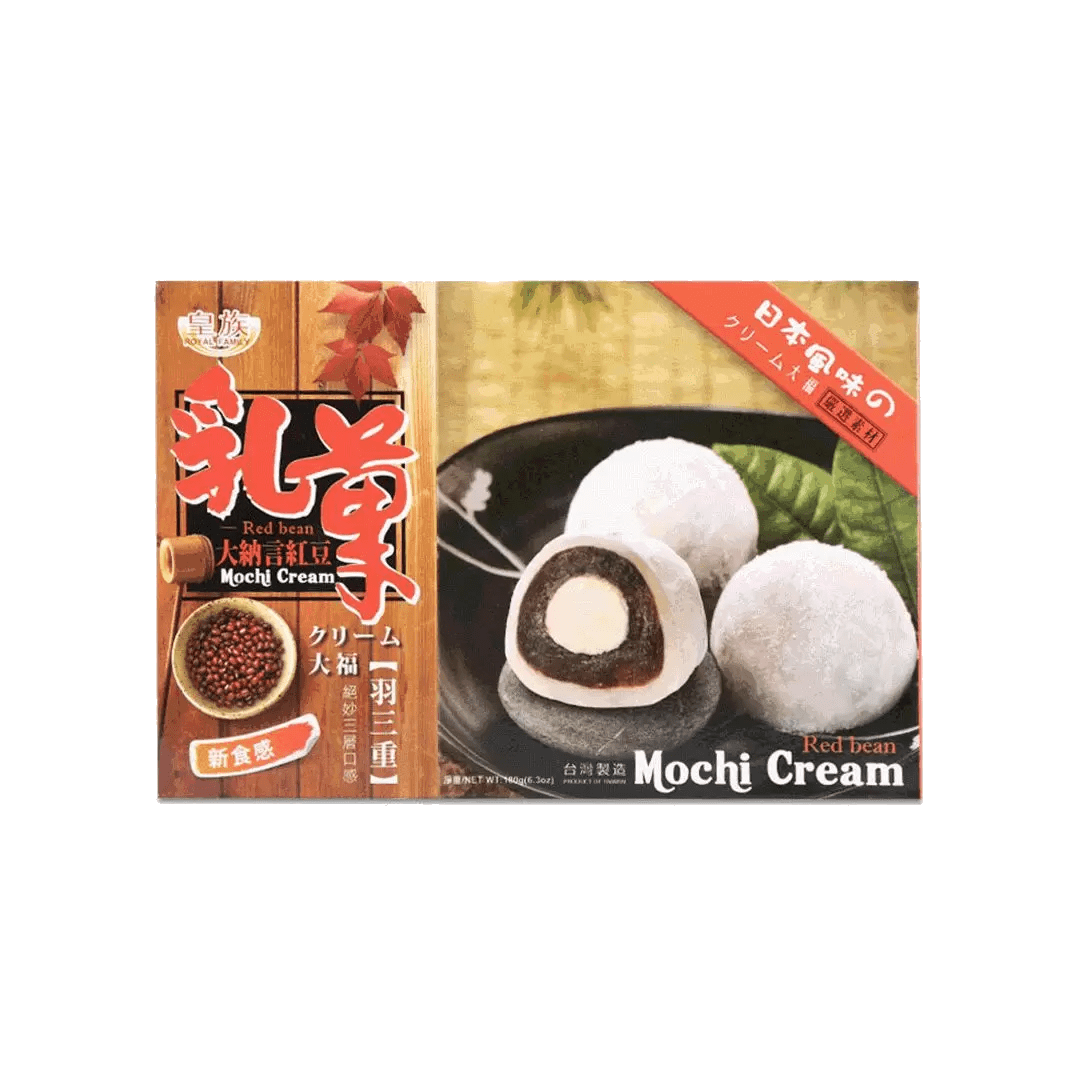 Royal Family Red Bean Cream Mochi Cake 180g - A&E Foodstore