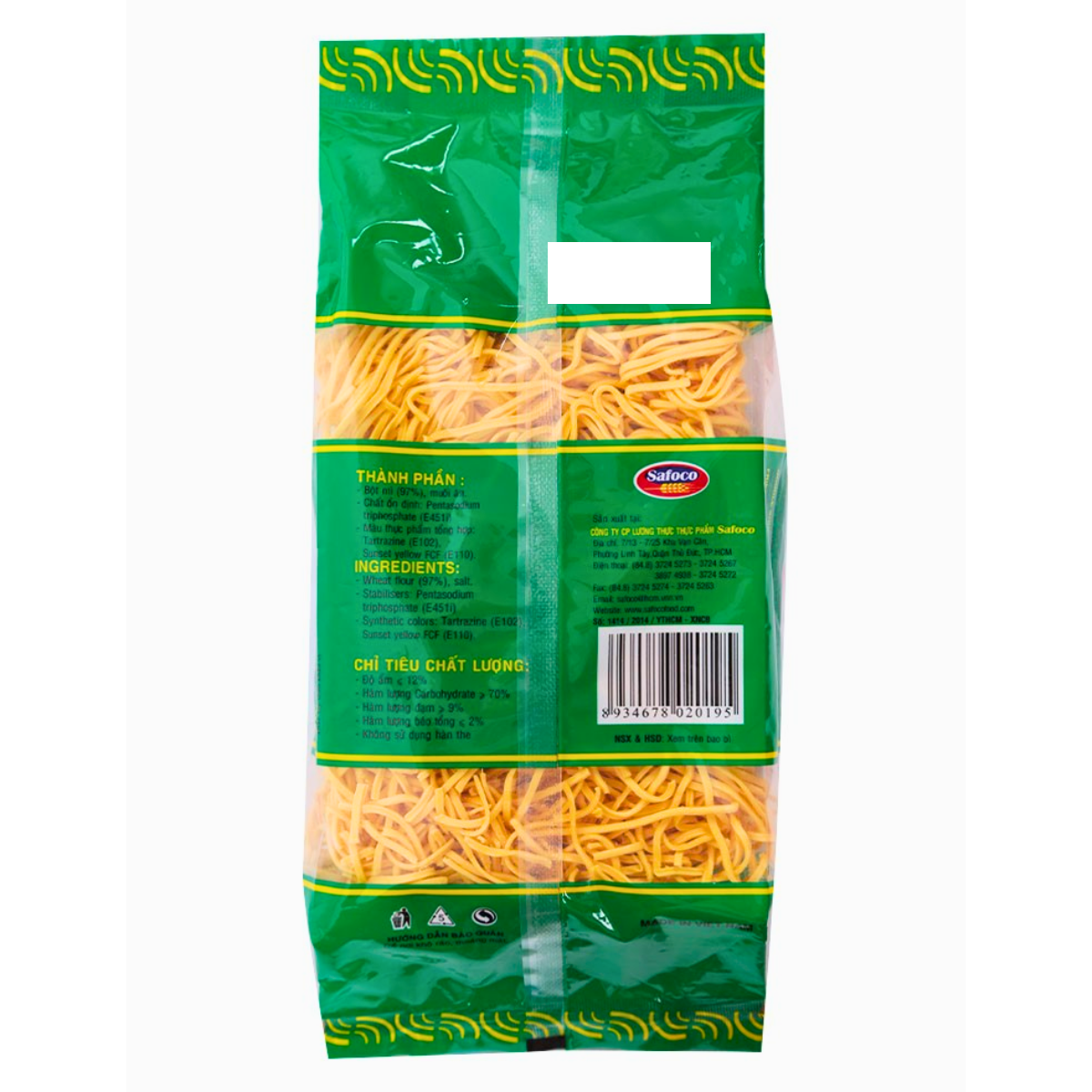 Safoco Vegetable Noodles 350g - A&E Foodstore