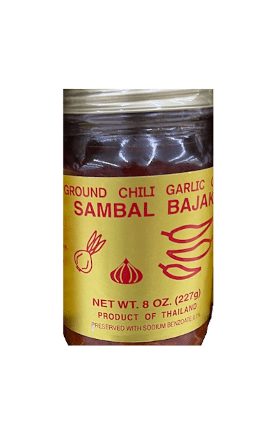 Sambal Bajak Ground Chili Garlic Oil Paste 227g - A&E Foodstore