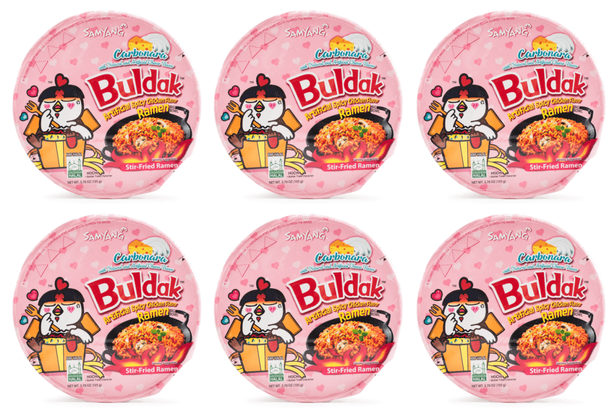 SAMYANG Samyang Buldak Carbo Ramen Bowl, Hot Chicken Flavor - A&E Foodstore