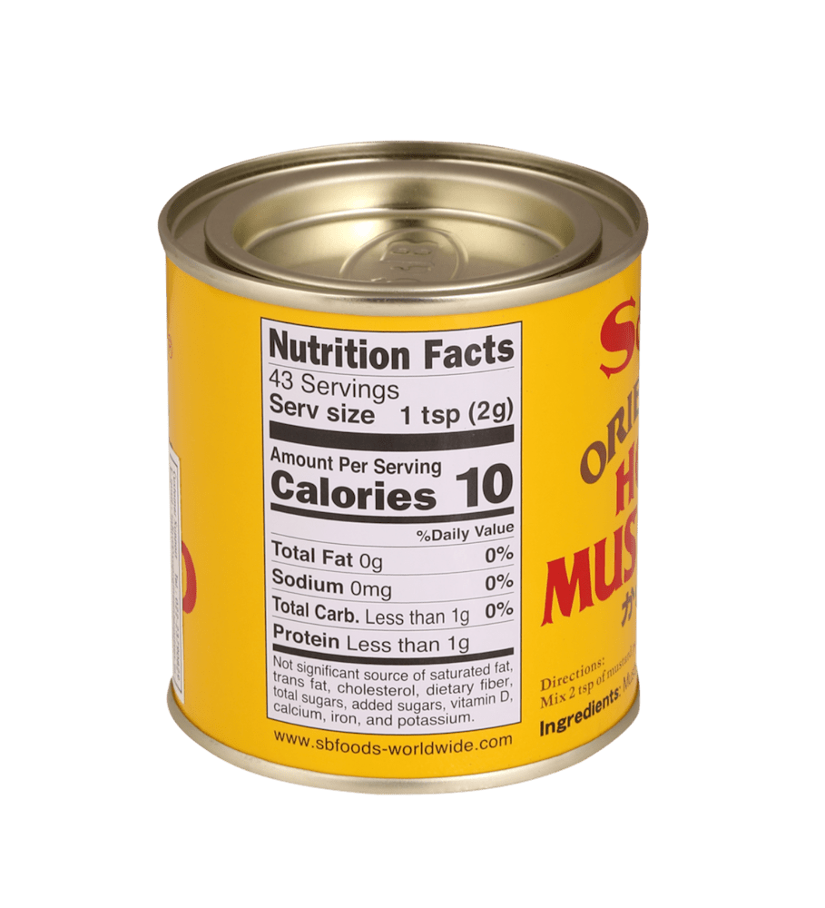 S&B Oriental Hot Mustard 85g - A&E Foodstore