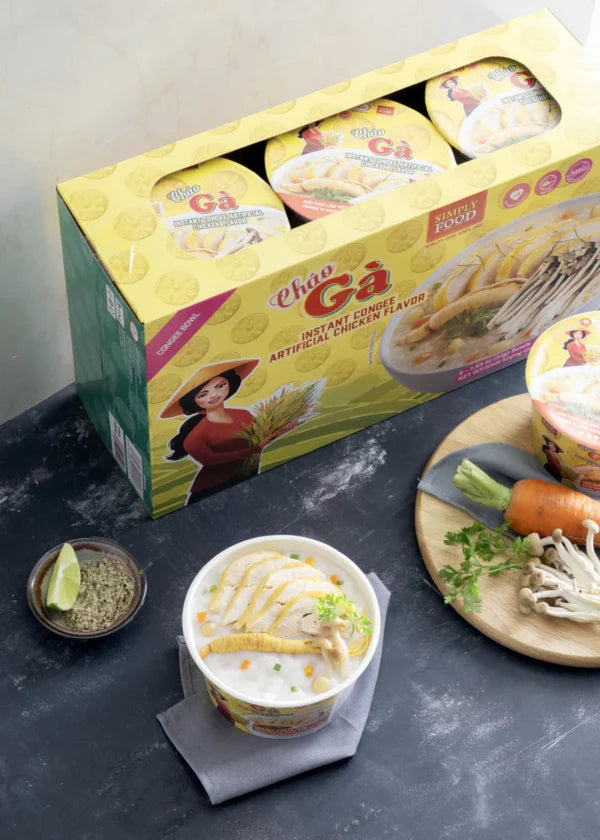 Simply Food Instant Congee Chicken Flavor Bowl 1.83oz