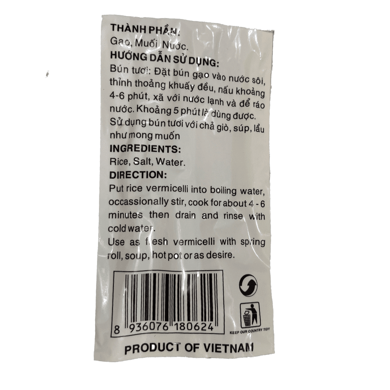 Swan Brand Rice Vermicelli (BUN TUOI TAY DO) 32oz - A&E Foodstore