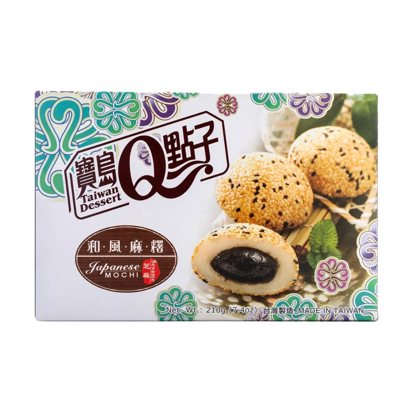 Taiwan Dessert Sesame Mochi 210 g - A&E Foodstore