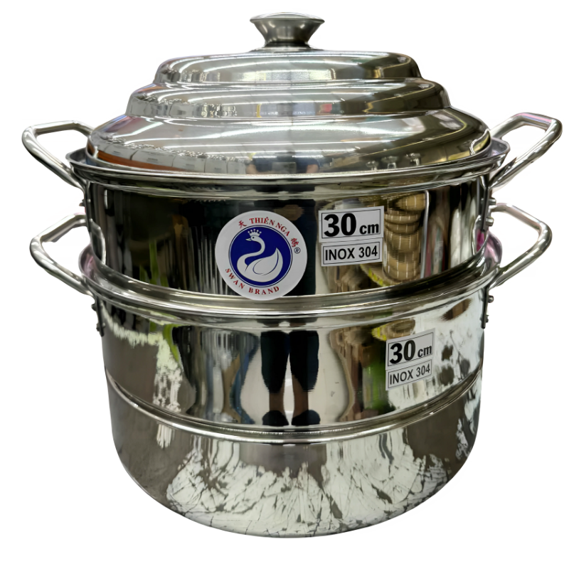 Swan 3-Tier 30cm Stainless Steel Steamer(SUS 304)