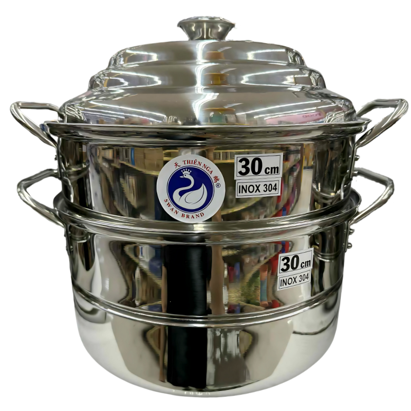 Swan 3-Tier 30cm Stainless Steel Steamer(SUS 304)
