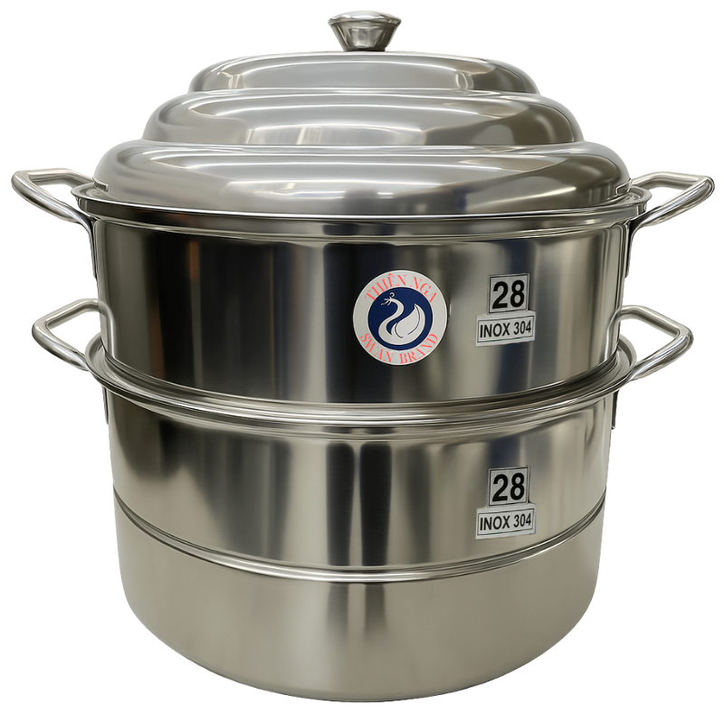 Swan 3-Tier 28cm Stainless Steel Steamer(SUS 304)