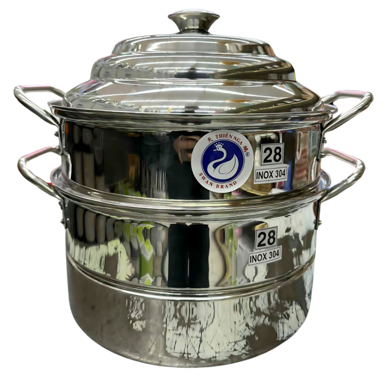 Swan 3-Tier 28cm Stainless Steel Steamer(SUS 304)